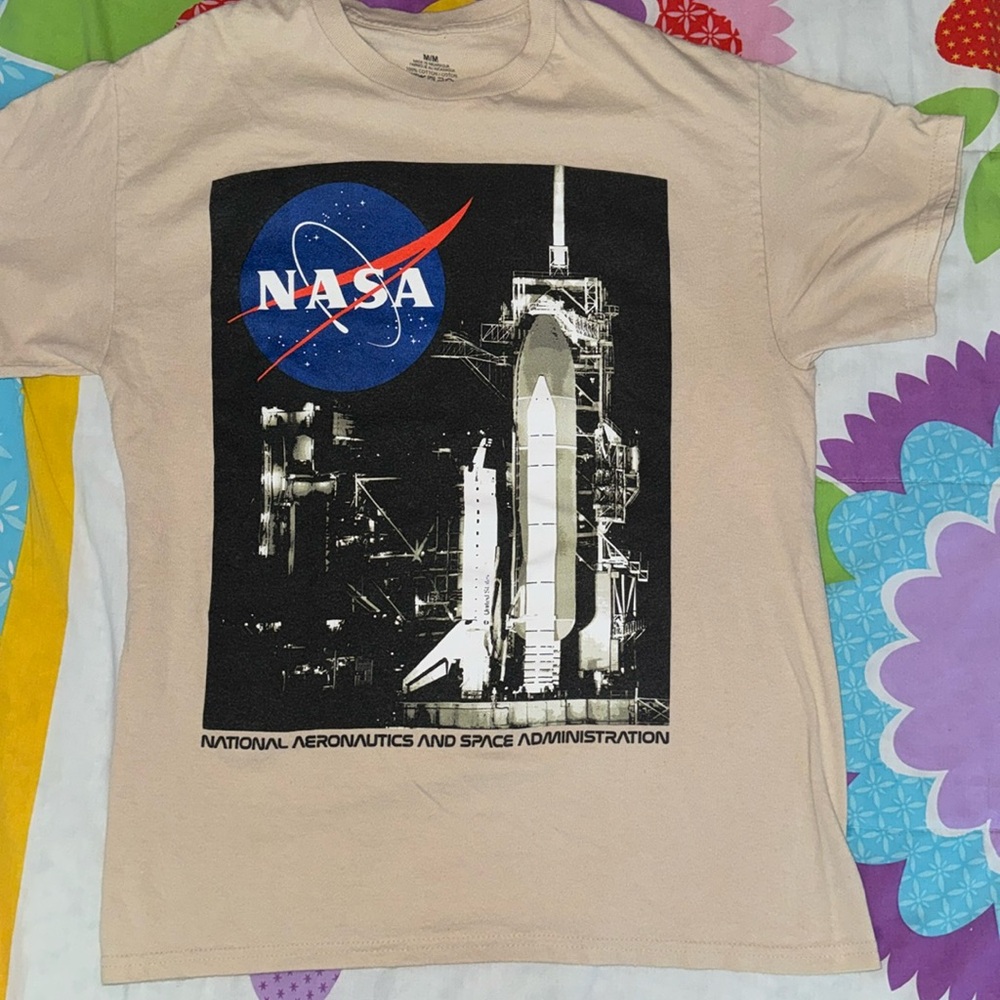 NASA Tan Graphic Tee